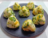 ポリポリ食感❣ 大葉たくあんおにぎり作り方3写真