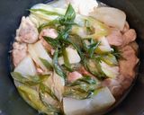 簡単今日の夕飯!時短鶏大根中華風煮物主菜作り方9写真