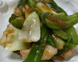 鶏胸肉とピーマン青梗菜の梅和風炒め作り方6写真
