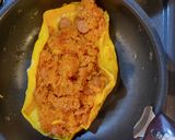 卵を乗せたチキンライス（オムライス）作り方11写真