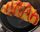 喫茶店風昭和のオムライス。作り方3写真