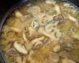簡単★昼食！冷凍茸のお味噌汁作り方3写真