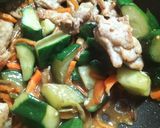 爆速中華！きゅうり麻婆🧧ご飯がススム🥒麻婆胡瓜🐼作り方4写真