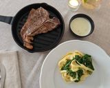 仔牛のTボーンステーキブルーチーズソース作り方6写真