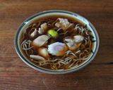 あんかけ鶏肉蕎麦作り方7写真
