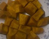 レンジで！かぼちゃの梅甘酢和え作り方1写真
