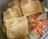 栄養満点！卵の袋煮、大根、人参添え作り方6写真