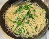 菜の花とちりめんじゃこのパスタ作り方8写真