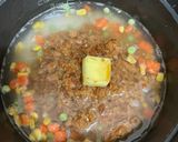 業スーの鶏そぼろで醤油バターピラフ🎵作り方3写真