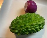 ゴーヤサラダ半熟卵のせ作り方1写真