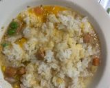 レンジさっぱりクリーミー梅味噌炒飯弁当作り方9写真