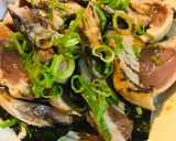 市販パック●カツオのたたき・切り落とし丼作り方1写真