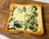 プチヴェールのヘコパンチーズ焼き作り方4写真