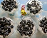 ひんやりふんわり淡雪館にブルーベリー乗せ作り方3写真