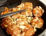 夏野菜チーズハンバーグ作り方3写真