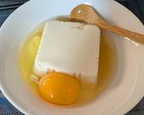 簡単★昼食！豆腐とたまごの茶碗蒸しもどき作り方2写真