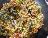 【ひき肉BACEアレンジ❷ドライカレー】作り方1写真