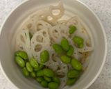 れんこんと枝豆の和風マスタードマヨ和え作り方4写真
