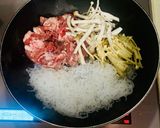 ワンパン、しらたきの豚キムチ！作り方2写真