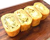 コロコロ角チーズとネギの卵焼き（お弁当）作り方9写真
