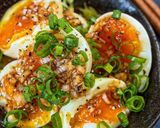 漬け込みなし《とろ～り半熟卵♡バリ旨薬味ソース》作り方3写真