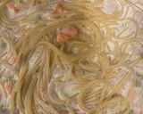 スモークサーモンと蕗の薹のクリームパスタ作り方7写真