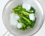 菜の花とたこのごまぬた和え作り方3写真