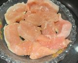 蒸し鶏のほうじ茶塩昆布マリネ作り方3写真