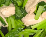 ☆小松菜と鶏むね肉で簡単野菜炒め☆作り方5写真