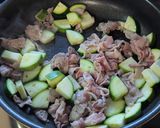 時短で旨!ズッキーニと豚肉マヨポン酢炒め作り方2写真