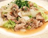 ワンパンで簡単！白菜と豚バラのポン酢炒め作り方5写真