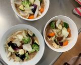 クリーミートマト味噌味豆腐入ナムル風煮作り方14写真