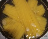 牛ミンチと野菜のトマト煮込みスパゲッティ作り方9写真