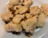 花豆と鶏胸肉のトマト煮込み作り方3写真