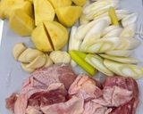 焼肉の生だれでお手軽韓国タッカンマリ鍋作り方3写真