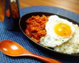 ＊冷凍餃子de簡単キーマカレー＊作り方5写真