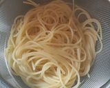 カニとニラのマリナーラスパゲッティ作り方6写真