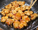 ぷりぷりマヨ漬け♪鶏のマヨ照り焼き🍚作り方5写真