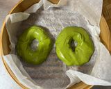 米粉の抹茶ベーグル風蒸しパン【蒸籠】作り方4写真