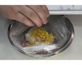 コーンとベーコンのふんわり焼き★動画あり作り方5写真
