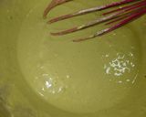 抹茶炊飯器ケーキに小豆いれちゃいました作り方2写真