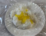 沢庵とひろし（青菜のふりかけ）のおにぎり作り方2写真