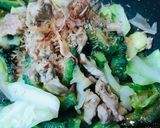 豚こまぎれ肉＆ゴーヤーの野菜炒め作り方3写真