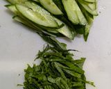 夏野菜とうどんのサラダ作り方3写真
