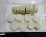 大根と厚揚げと練り物の煮物作り方1写真
