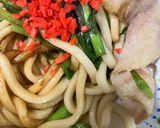 簡単　焼きうどん（残り物で）作り方8写真