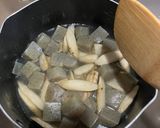 牛蒡とコンニャクで煮物作り方5写真