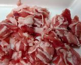 大きめの肉で満足感アップ💫麻婆ナス作り方2写真