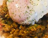豚ケチャップライス の目玉焼きオムライス作り方4写真