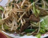 ご飯がススム！肉ニラもやし炒め♫作り方8写真